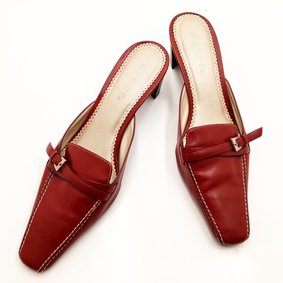 {Unisa} Leather Stitched Mules - Picture 4 of 7